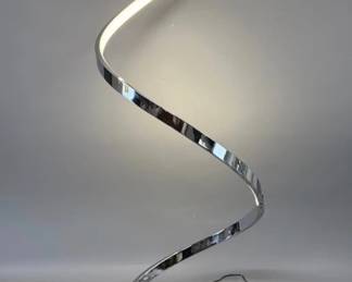 LED spiral floor lamp