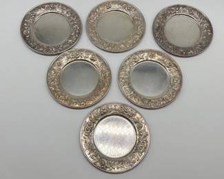 Kirk sterling bread plates