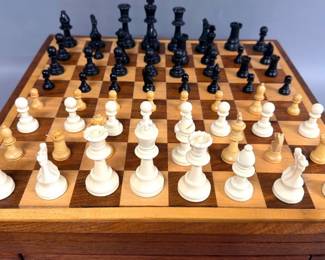 Wood chess/checker board