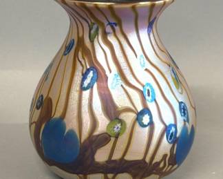 Carl Radke Favrile glass vase