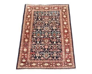 Vegetable dye scatter rug