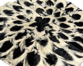 Taxidermy monkey pelt rug