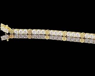Modern Tennis Bracelet