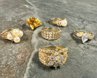 Beautiful 14KT Gold Womens Rings