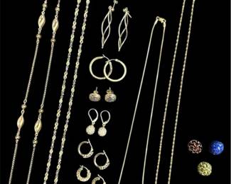 14K Gold Sphere Pendants  Ball Beads