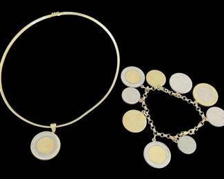 Coins Of Italy On 14k Italian Gold