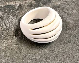 Italian MILOR 14KT Domed Ring