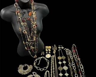 LOUIS DELL OLIO Tonal Gold Jewelry