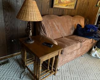 nested end tables - solid wood