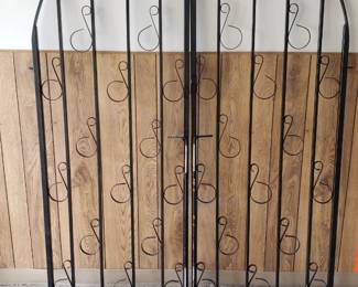 Wrought iron garden gates