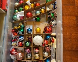 Shiny Brite ornaments