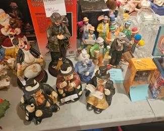 I know you are surprised, more vintage clowns. These include the music box style she loved.