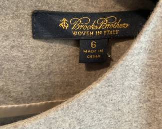 Brooks Brothers Loro Piana Italian Wool Sheath Dress with pockets! Size 6