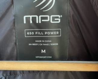 MPG Sport Women's Hooded Long Puffer Parka size M