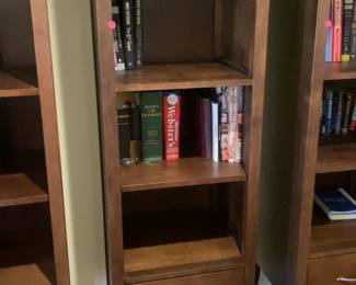 Vertical Wood Bookcases - 4 available