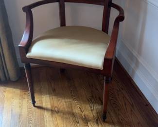 Carolyn White Henredon Elegant Mahogany Side Chair - 2 available