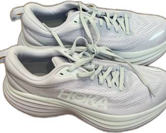 Hoka Bondi 8 Women's Running Shoes in Airy Blue