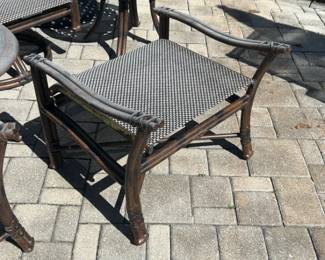 Outdoor Mesh Ottoman - 2 available