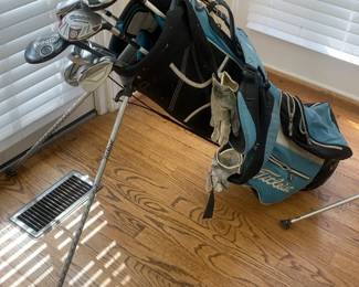 Titleist Golf Stand Bag with Tour Edge Wood Set