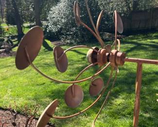 Abstract Impressionist Wind Landscape Art