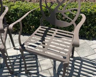 Aluminum Tree of Life Patio Armchair - 4 available