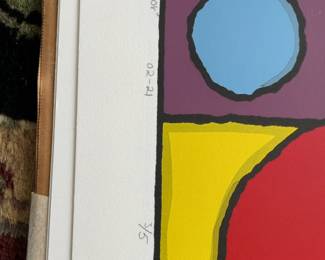 Paul Grancola-Modern Abstract Colorful Lithograph