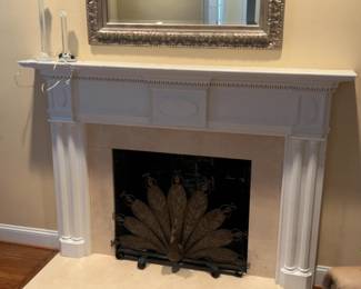 Ornate Style Gilt Framed Wall Mirror - 33” H x 45” W