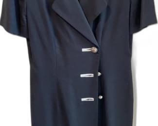 Oberon New York Vintage Short Sleeve Blazer Dress size 4