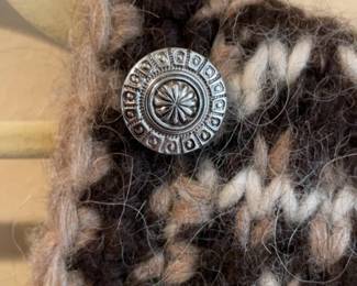 100% Icelandic wool Chunky Knit Fair Isle Wool Sweater