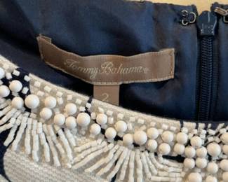 Tommy Bahama Beaded Floral Sheath Dress size 2