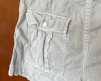 *James perse Light Gray Drawstring Utility Shorts