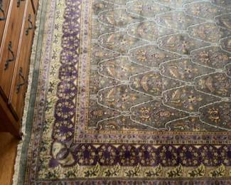 Safavieh Oriental Style Floral Area Rug with Fringed Edges - 10’ x 8’