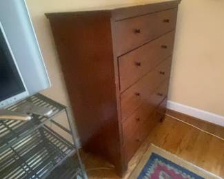Classic 6-Drawer Tall Wood Dresser