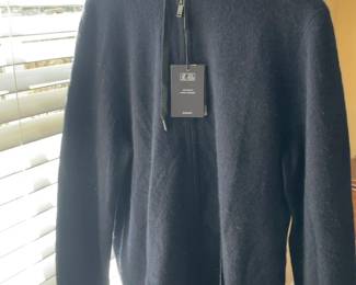 Naadam Men's Medium Recycled Cashmere Zip-Up Hoodie