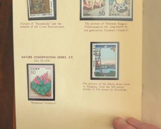 *Japanese Postage Stamps 1978 Year Book Kokusai Denshin Denwa Co.