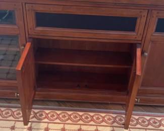 Classic Wood Pop-Up TV Lift Cabinet with Sony Bravia TV
