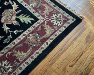 Large Floral Tufted Area Rug - 13’7” x 9’13”