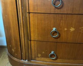 Mahogany Dresser with Matching Mirror