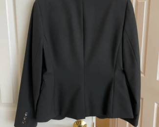 Tahari Arthur S. Levine Classic Black One-Button Blazer size 4