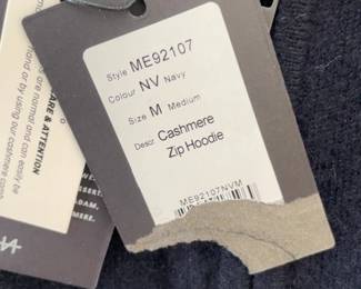 Naadam Men's Medium Recycled Cashmere Zip-Up Hoodie