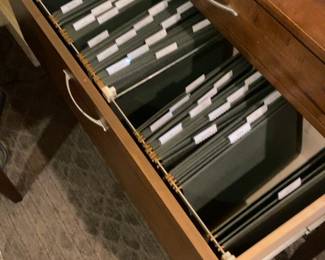 Wood Hidden File Cabinet