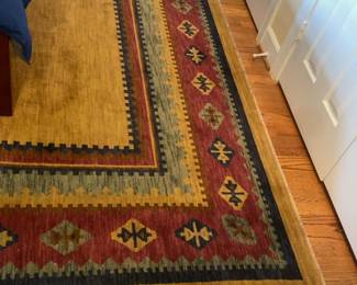 Handwoven Southwestern Style Kilim Area Rug 8x11