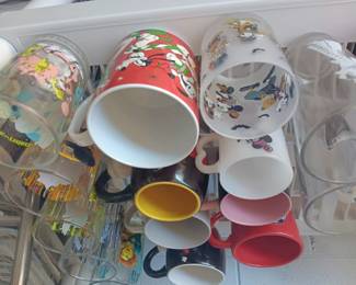 Glasses and mugs galore