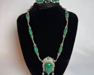 925 Mexico Silver Necklace & Earring Lot