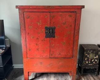 Chinese Provincial Lacquer Cabinet