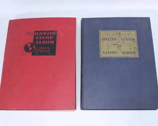 Vintage Stamp Albums & Loose Stamps - Worldwide & U.S. Collection
