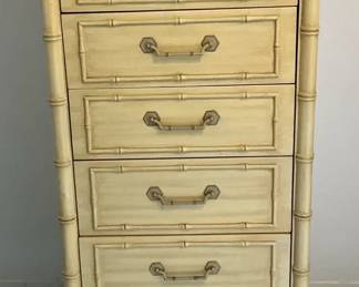  007 Thomasville Allegro Faux Bamboo Lingerie Chest
