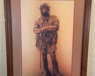  006 Mountain Man With Riffle James Bama