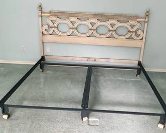 Drexel King Size Headboard And Rails