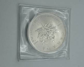 1 Troy Ounce Royal Canadian Silver Maple Leaf Coin
